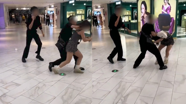 女子商场偷东西被2男店员抓住，围观群众指责店员太粗鲁：小偷也是人_腾讯新闻