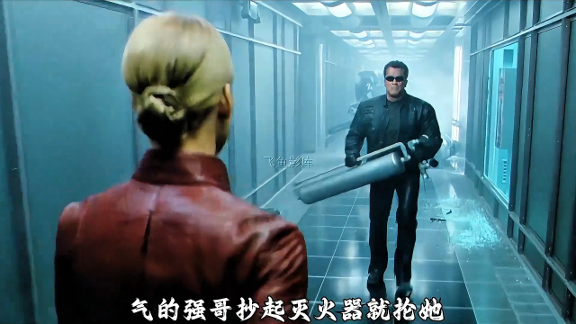 这段堪称史诗级的机器人男女大战！科幻电影：终结者3_腾讯新闻