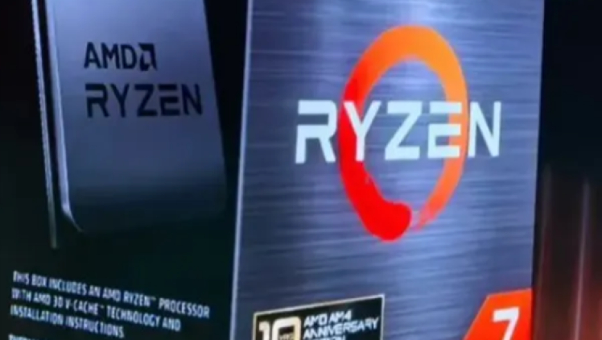 5800X3D真的回来了！AM4十周年纪念版包装曝光：规格不变Q2开售