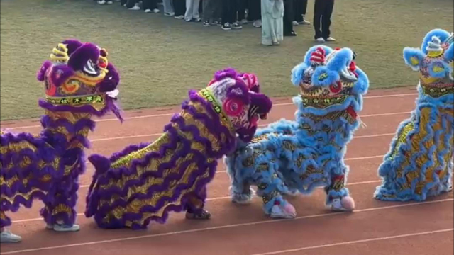 话说舞狮，是不是总是一个严肃的狮头背后，跟着一个调皮的狮尾_腾讯新闻