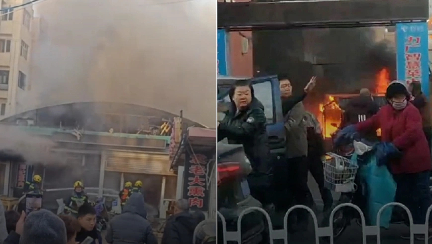 河北张家口市一菜市场发生火灾 当地通报：已致8人遇难15人受伤