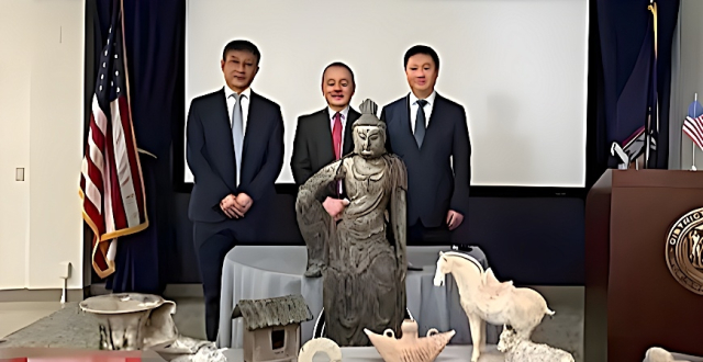 欢迎回家！41件流失文物艺术品从美国回归中国_腾讯新闻