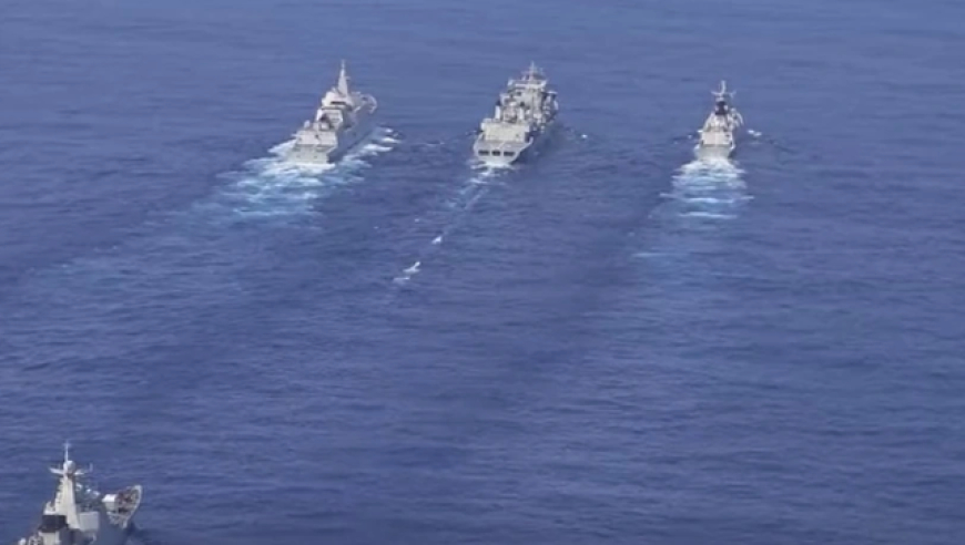 107编队位菲律宾吕宋岛以东海域开展演训活动