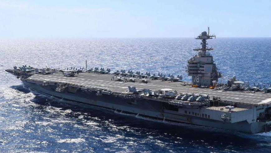 美军绝密报告曝光：介入台海必败！福特级航母被迅速击沉