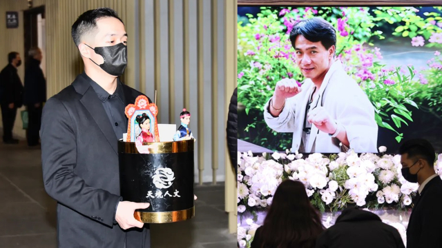 演员张振寰丧礼，前妻现身公布死因，23年没见的儿子捧牌位送别_腾讯新闻