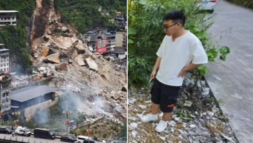 『专题』山体崩塌前挨家挨户敲门提醒！“00后”网格员龚宝冬，仍在失联中
