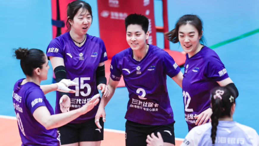 季后赛首胜！天津女排战胜朱婷母队王艺竹、刘美君合砍26分