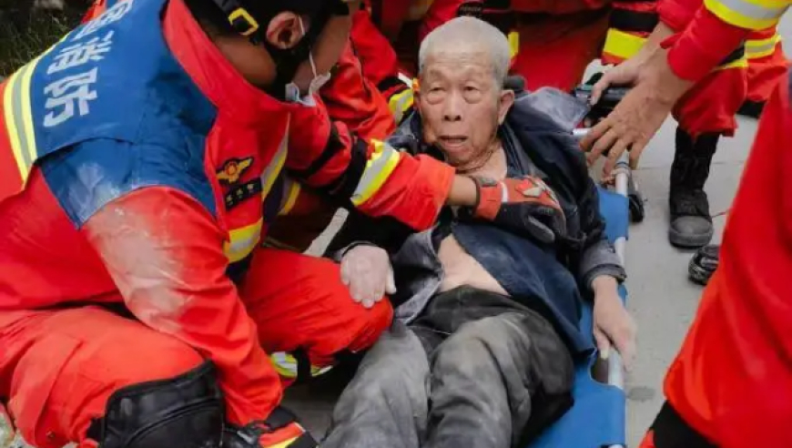 『专题』广西柳州地震最后1名被困人员获救，为91岁老人，生命体征平稳