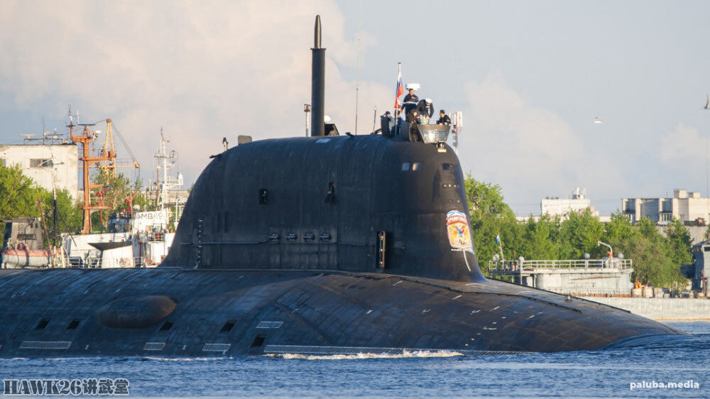 俄罗斯最新一艘亚森m级攻击核潜艇首次海试 可配备巡航导弹