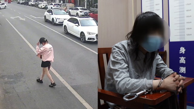 “美女”穿丝袜偷电动车，警方抓捕竟是七尺壮汉男扮女装：有5次前科_腾讯新闻