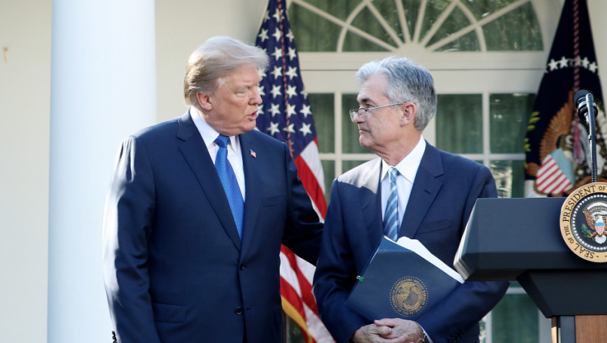 特朗普：暂无计划解雇美联储主席鲍威尔