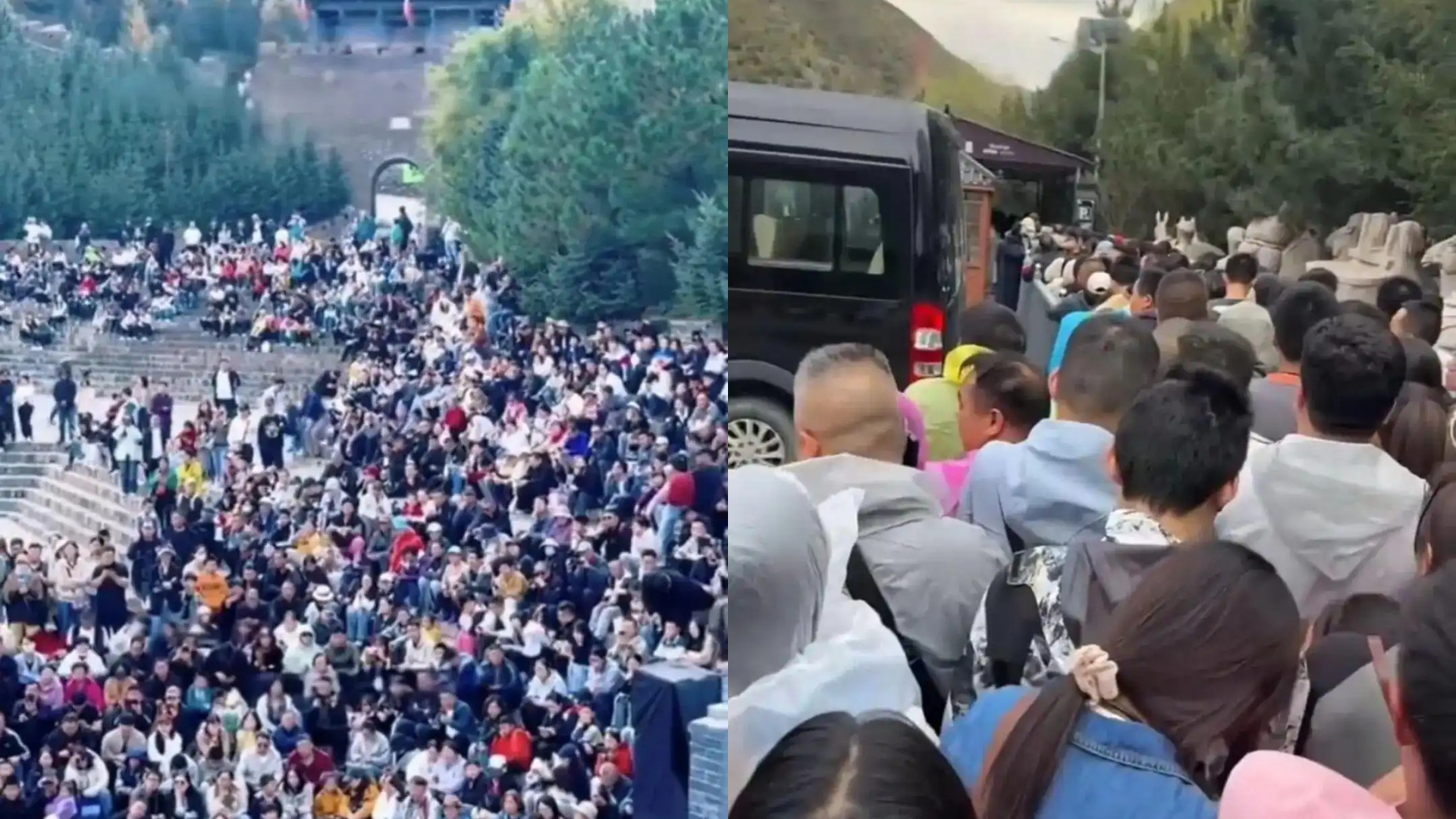炸锅了！大批游客高喊“退票，退票！”知名景区回应_腾讯新闻