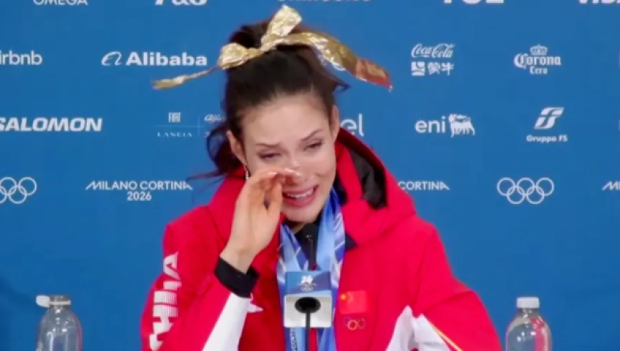 『专题』谷爱凌赛后才得知奶奶去世 泪洒发布会：我答应过她 要勇敢！