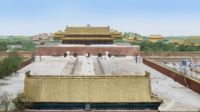 100年前，天安门广场是这个样子_腾讯新闻