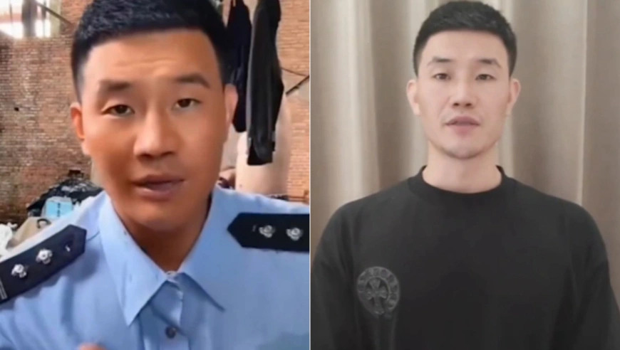 “嘎子哥”谢孟伟千万粉丝账号被封，此前因穿警服直播带货被行拘7日