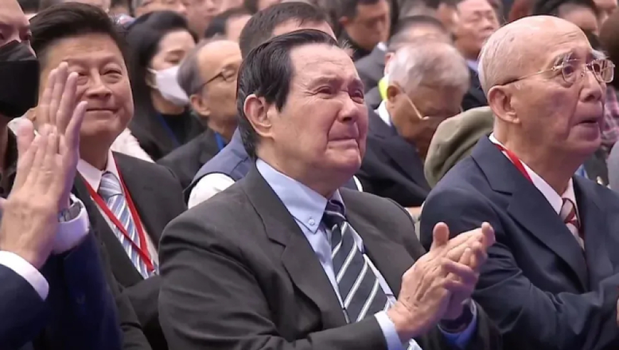 “台湾没有时间了”！郑丽文就职，马英九落泪，卢秀燕缺席