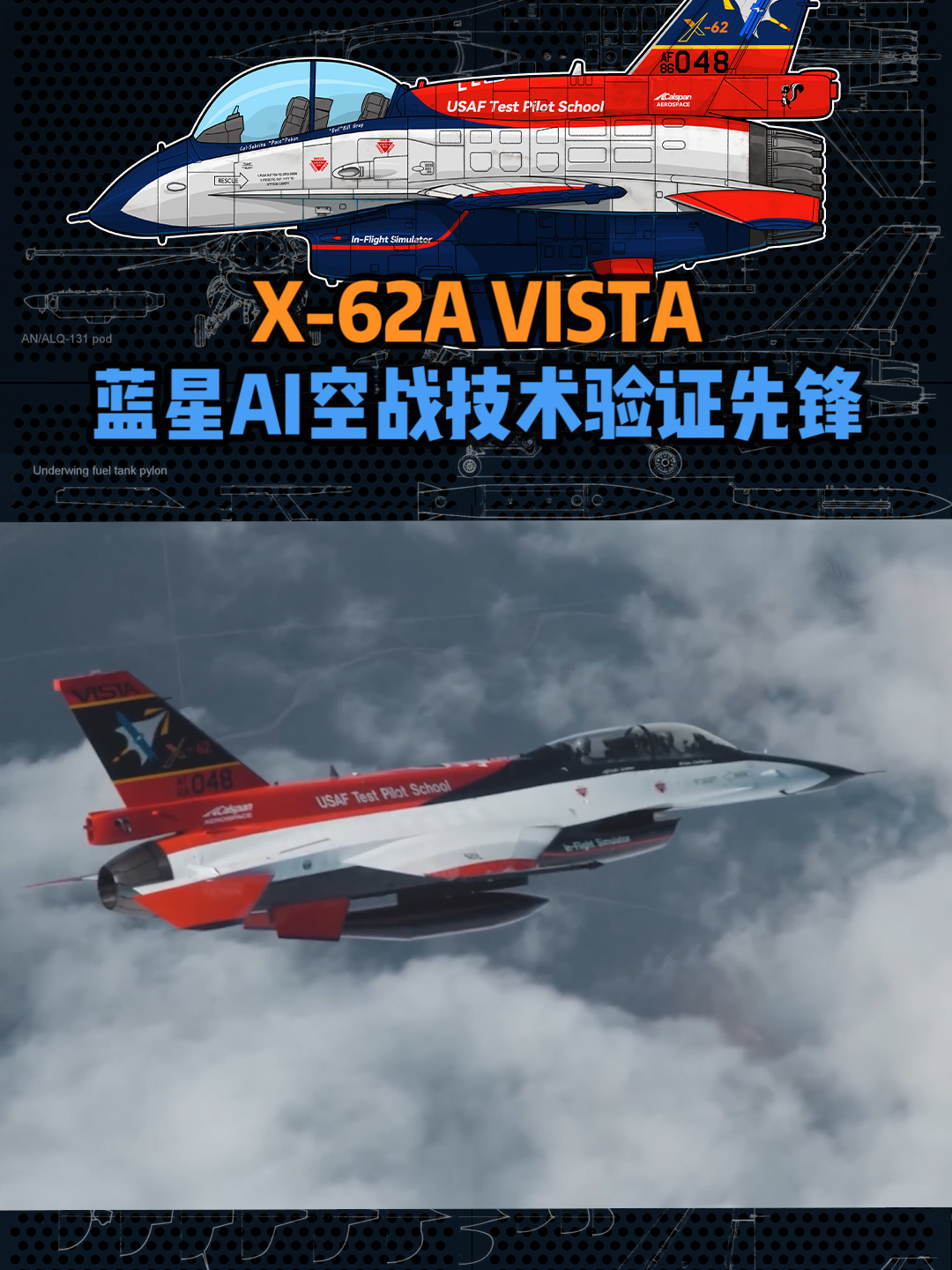 X-62A VISTA 人工智能赋能的未来杀器_腾讯新闻