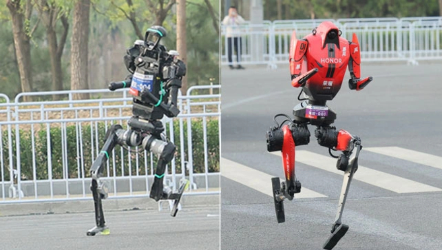 『专题』直击2026北京亦庄人形机器人半程马拉松