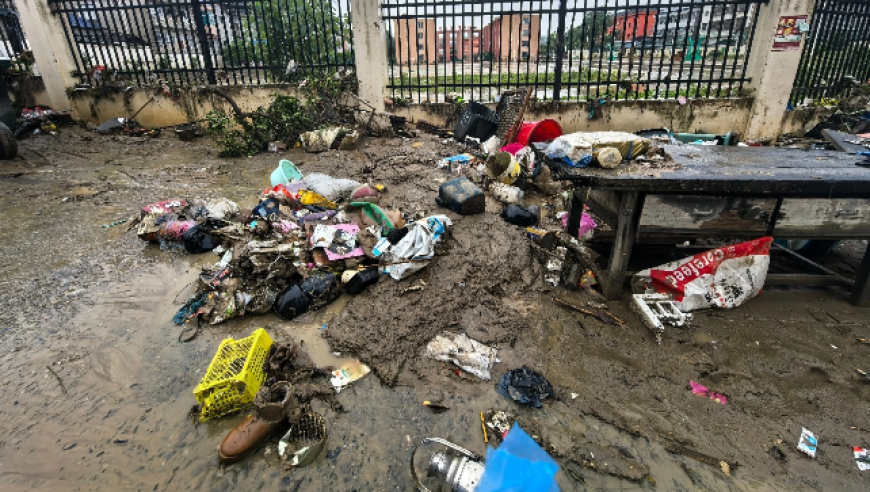 『专题』湖南石门所街乡大水退去：学校预计下周恢复教学，居民雨天后怕