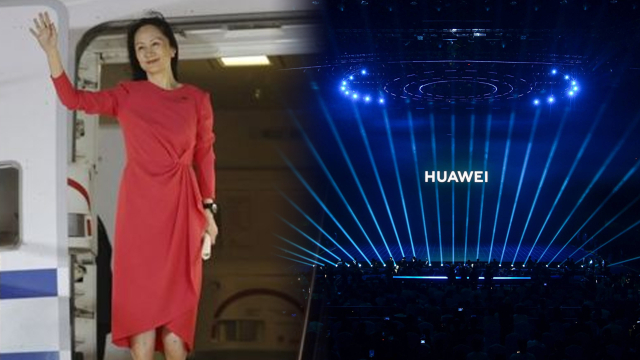 支持华为，振奋人心！孟晚舟回国两周年，华为新品发布会举行_腾讯新闻