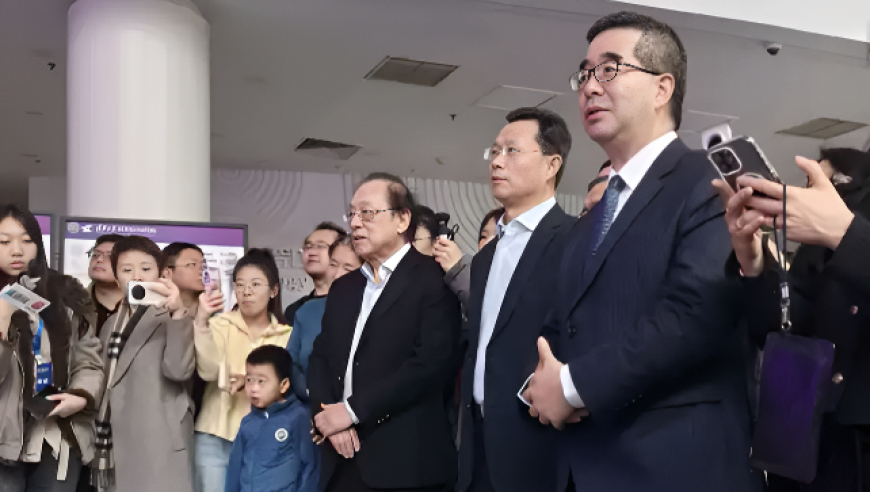 中国国民党副主席萧旭岑一行到访清华大学