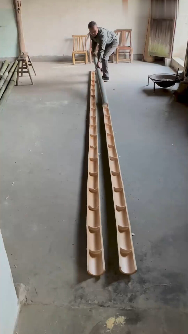 直击！竹子变身竹丝的奇妙破竹瞬间_腾讯新闻