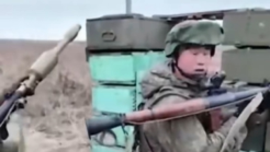 俄国防部公布朝鲜士兵作战训练画面