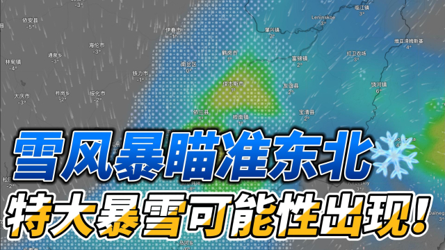 暖冬不确定了？雪风暴或再瞄准东北，特大暴雪可能性出现！_腾讯新闻