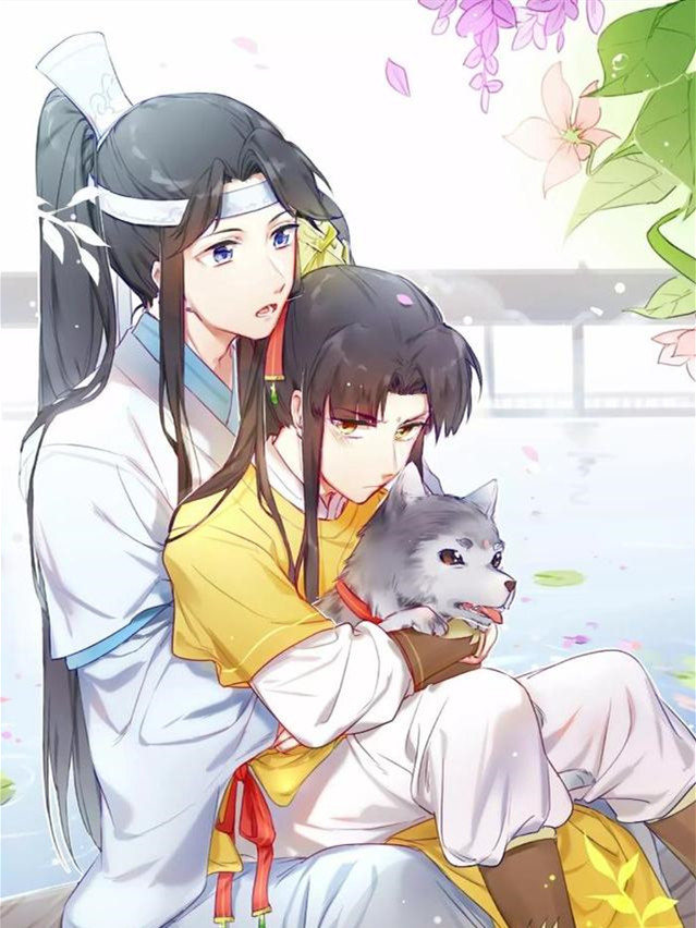 《魔道祖师》壁纸:蓝思追vs金凌,最后图中的喜服,太亮眼了!