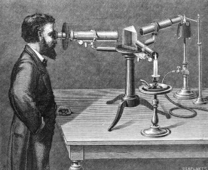 就在牛顿棱镜实验100年后,光谱学的奠基人夫琅和费改进了实验装置