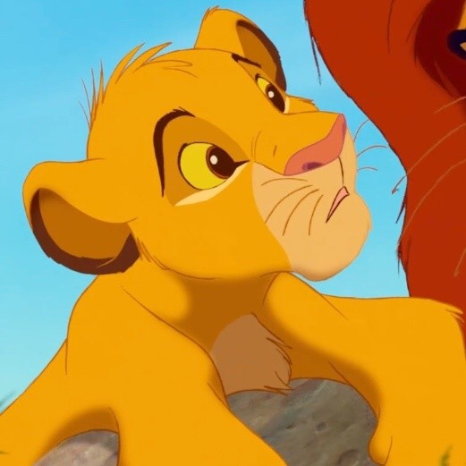 一组狮子王动画头像一眼就心动
