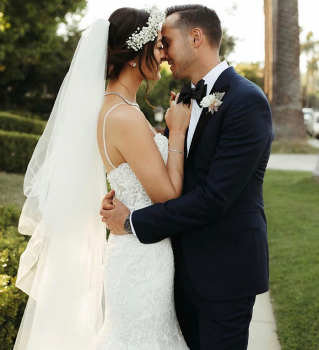 约翰尼-韦斯特和魏圣美婚礼现场