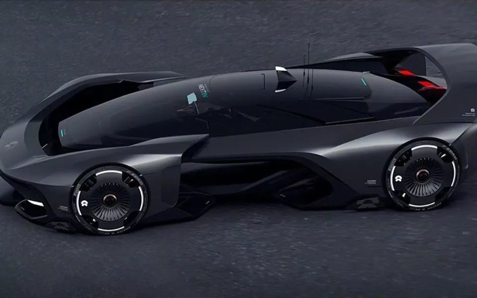 蔚来新超跑来了!造型酷似宇宙飞船,配超大号尾翼,全透明座舱
