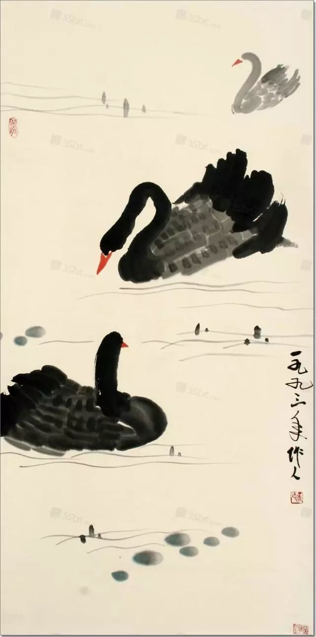 书画联盟丨清雅醇厚:吴作人花鸟画