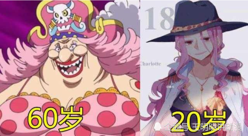 四皇年轻时的容貌你看过吗没想到bigmom这么惊艳