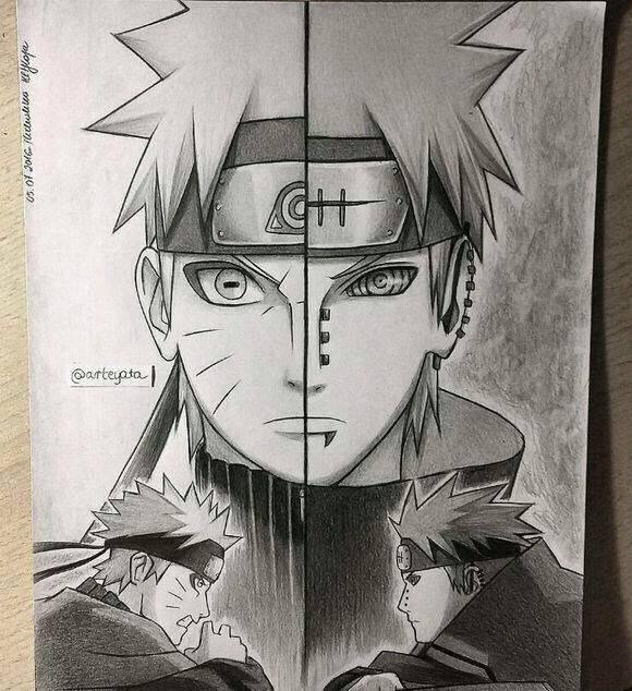 火影忍者,波兰画师arteyata笔下的火影忍者!