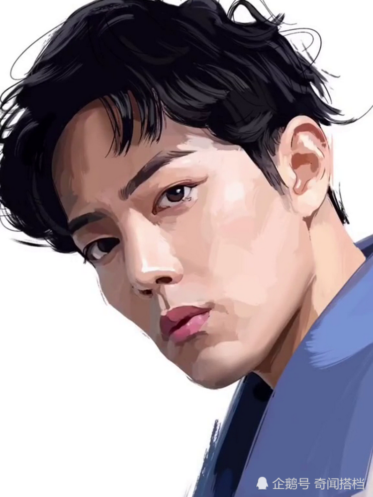 美术生板绘肖战,看到线稿:你是魔鬼吗?最后:请大佬喝茶!