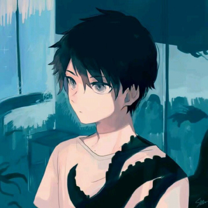 动漫图片小哥哥认真的时候好帅啊