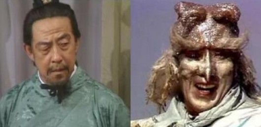 银角大王扮演者叫郭寿阳,别看是个戴面具的角色,也是老戏骨演的.