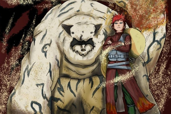 向日葵想见真正的守鹤,鸣人带女儿找到我爱罗,我爱罗:早跑丢了