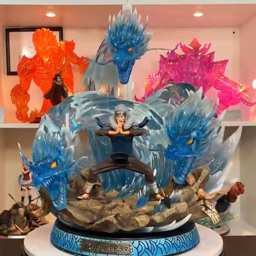 火影 水龙弹之术 千手扉间 手办 除了水遁全身禁术的男人