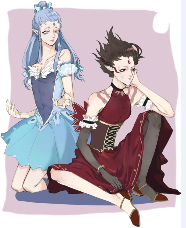 哪吒之魔童降世:敖丙哪吒申公豹化身"女装大佬"高贵冷艳申公豹