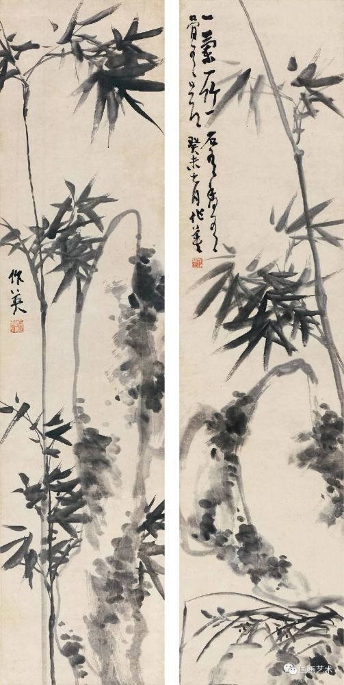 深竹幽香蒲自华:蒲华画竹