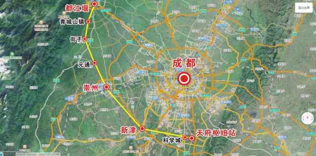 成灌铁路延伸线已纳入中国铁路总公司《成都铁路枢纽规划(2016—2030