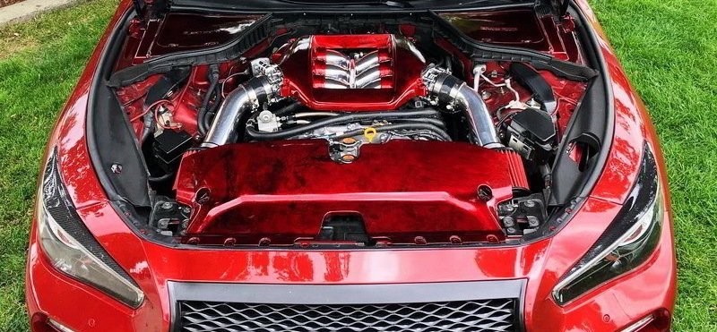 英菲尼迪q50高仿改造自家高性能车gt R