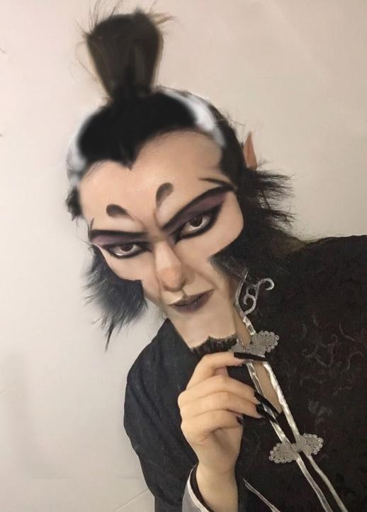 申公豹cos试妆,神还原豹子头,网友:不知大仙结巴么