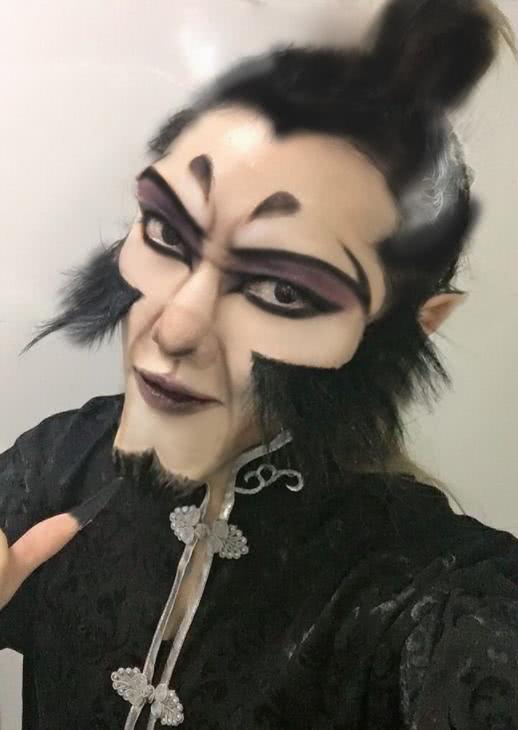 申公豹cos试妆,神还原豹子头,网友:不知大仙结巴么