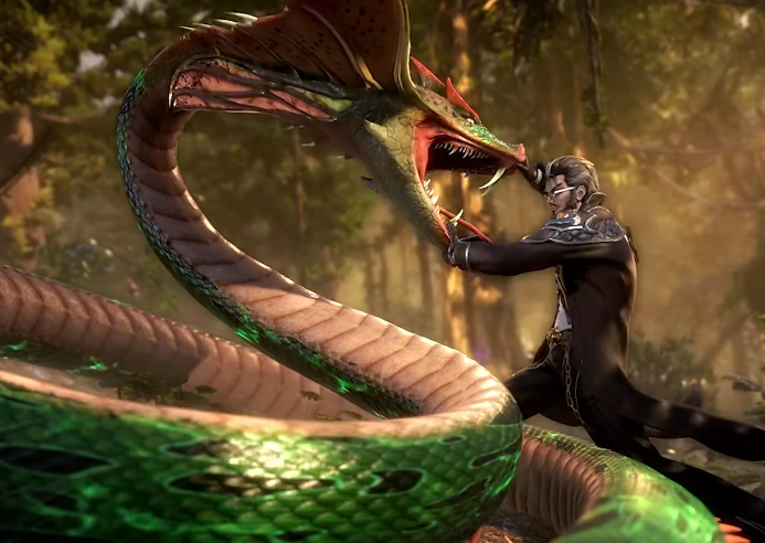 斗罗五万年曼陀罗蛇出现弗兰德使用武魂真身依旧难以抵挡