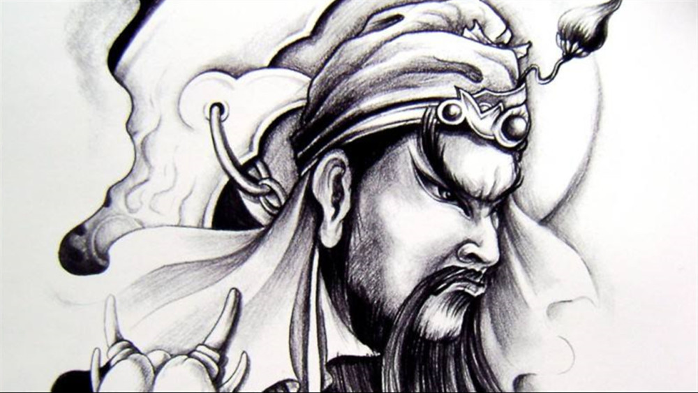 身上纹关公为何不能睁眼?