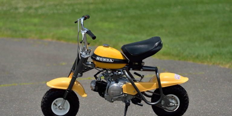 世纪70年代经典摩托 本田50cc微型越野车 外观独特